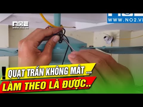 Video Quạt trần quay chậm hướng dẫn tự sửa với 10 nghìn - youtube