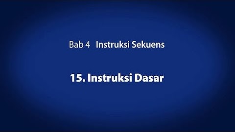 4. Instruksi Sekuens　－　Instruksi Dasar〈Your First PLC (16/19)〉