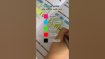 Organizing my week with color coding has been a game changer on my planner 🐼🌈 #pandaplanner