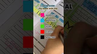 Organizing my week with color coding has been a game changer on my planner 🐼🌈 #pandaplanner Wealth