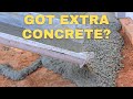 What to Do with Extra Concrete When Building Your Dream Home 🏡