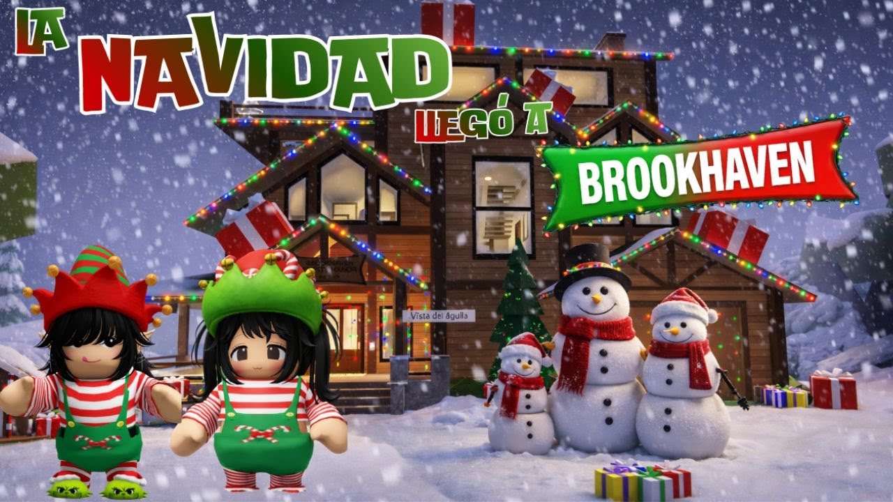 LLEGÓ LA NAVIDAD A BROOKHAVEN (ACTUALIZACION) #PAULITA12 #ROBLOX