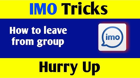 IMO Tricks # How to Leave IMO Group # Trending Tech Zone