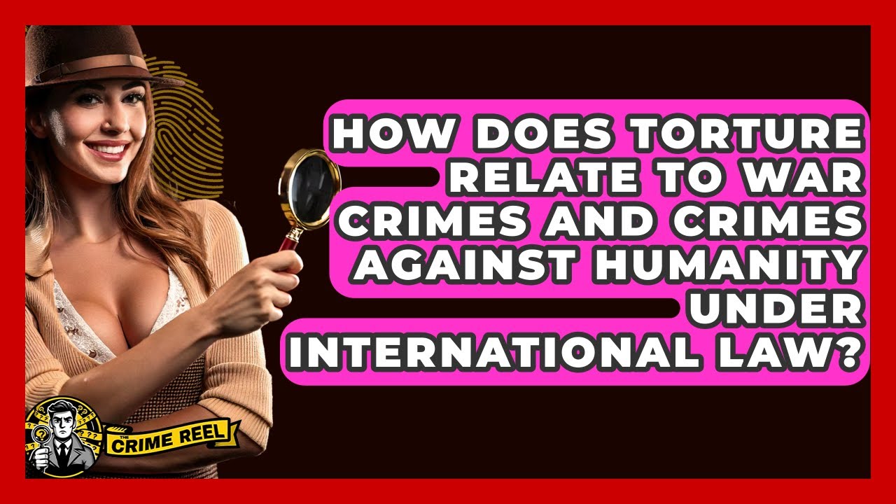 How Does Torture Relate To War Crimes And Crimes Against Humanity Under International Law?