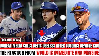 Dodgers Demote Kim nd Revamp Entire Braves Lineup After Betts Returns — Korean Media's Furious ..