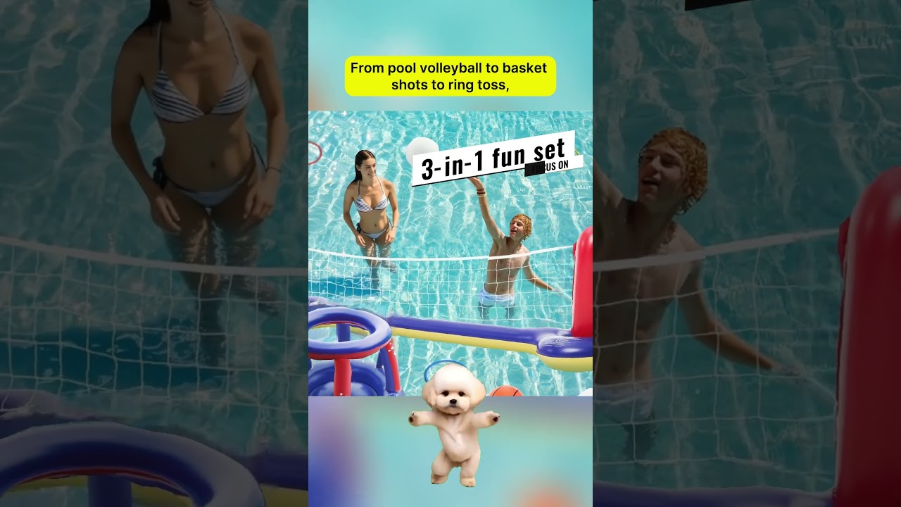 Wanna Spice Your Pool Day？Jasonwell Pool Toys Games Set - 3 in 1 