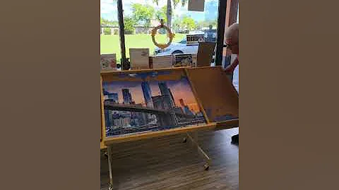 Custom made large puzzle table