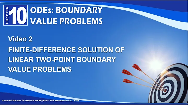 CHP10V2 FINITE-DIFFERENCE SOLUTION OF LINEAR TWO-POINT BOUNDARY VALUE PROBLEMS