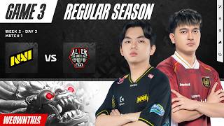 NAVI vs AE | Regular Season Week 2 Day 3 | Game 3 | #MPLIDS17