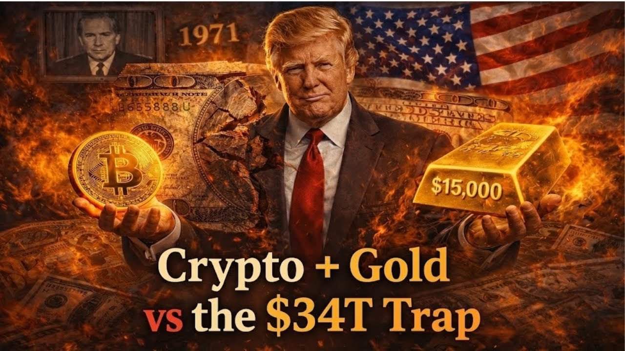US Debt Crisis — Trump’s Secret Plan to Save the Dollar: Crypto vs Gold ...