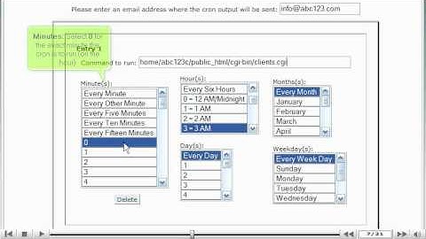 How to create a Cron Job in cPanel by HostCheetah.com