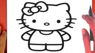 Belajar menggambar hello kitty cute screenshot 1