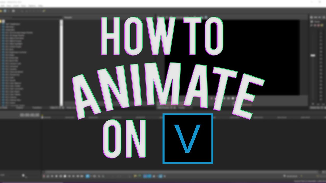 How to animate/tween on sony vegas pro | how I animate fanart [easy]