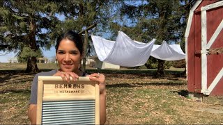 Washboards /off grid laundry/ The sounds of laundry/ relaxing video