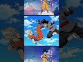 goku vs black goku intense fight #shorts #goku #blackgoku