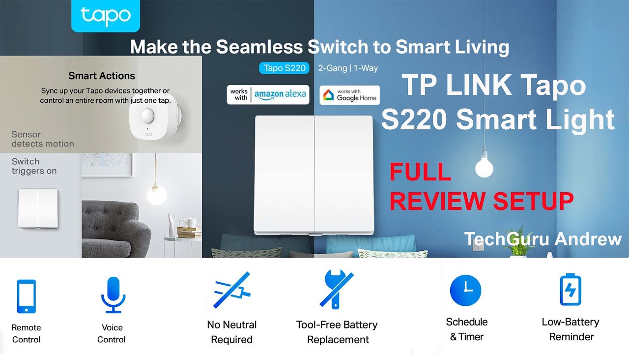 Interruptor Smart Wifi TP-Link TAPO S500