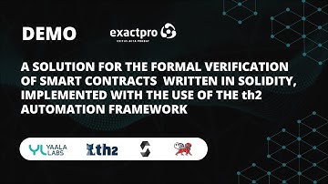 Formal Verification of Smart Contracts with the th2 Automation Framework