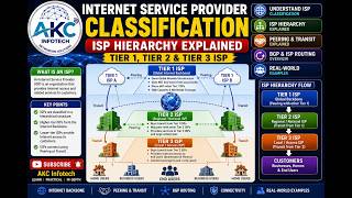 Internet Service Provider Classification | ISP Hierarchy Explained | Tier 1, Tier 2 & Tier 3 ISP