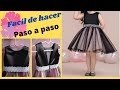 hermoso vestido para niña facil de hacer tutorial paso a paso