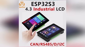 A must-have product! ESP32 S3 4.3inch LCD (B) 800x480 Captive TouchScreen Display Board LVGL with