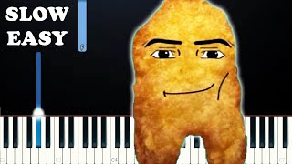 Gegagedigedagedago Meme (SLOW EASY PIANO TUTORIAL)