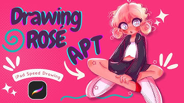 DRAW With ME: ROSÉ - APT || PROCREATE SPEED PAINT