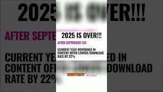 Why “2025” Is Killing Your Marketing #marketing #branding #growth #content