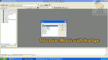 Fortran 90 program... Command: Reshape