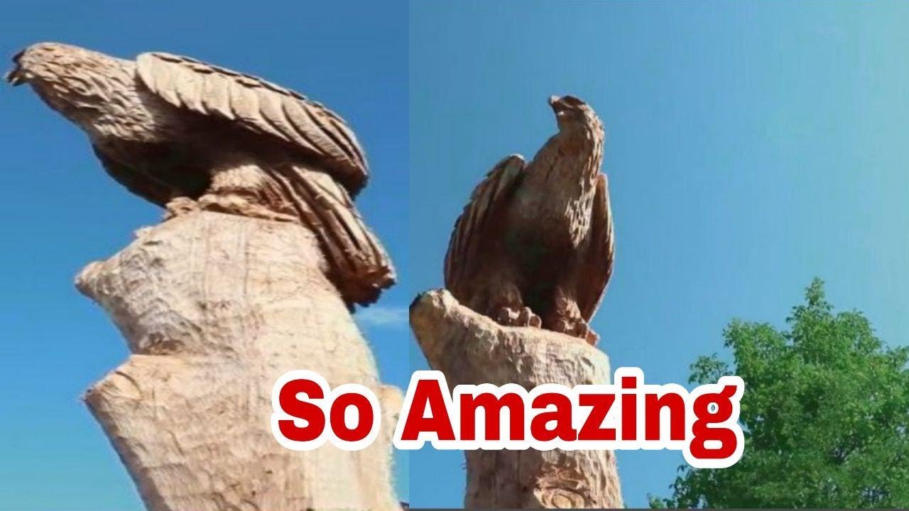 Amazing Chainsaw Carving Skill - Extreme Woodworking Skills Part 9 ...