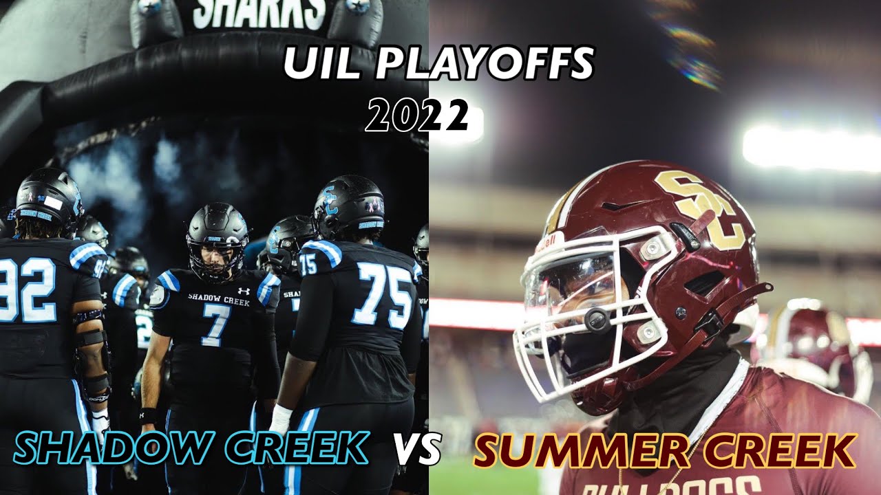 Texas High School playoffs 6A Summer Creek Hs vs Shadow Creek BATTLE OF THE CREEK YouTube