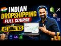 Indian Dropshipping Full Tutorial For Beginners 2026 || Hindi