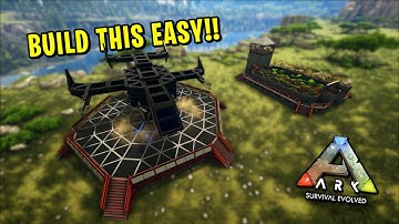 THESE NEW BUILDING PIECES ARE EPIC!! ARK: Survival Evolved - CKF: Science Fiction Mod