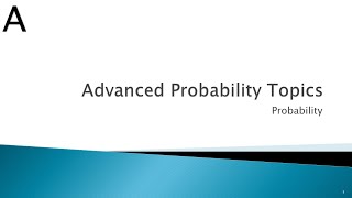 Advanced Probability: Application
