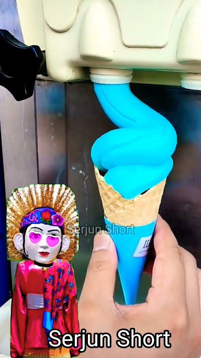 Eskrim biru. blue ice cream😍🤩