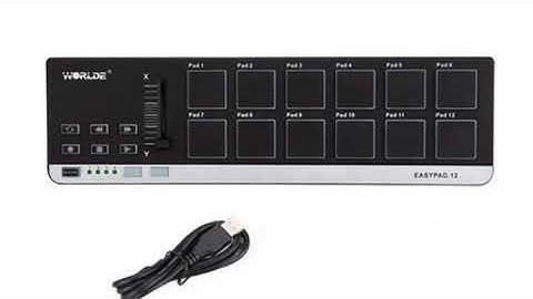 WORLDE EASYPAD PORTABLE USB 12 DRUM PAD