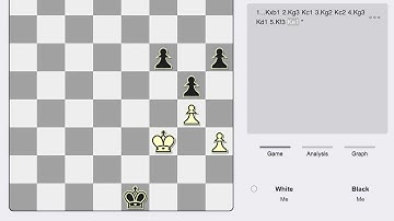 Chess endgame King and Pawns - the distant opposition
