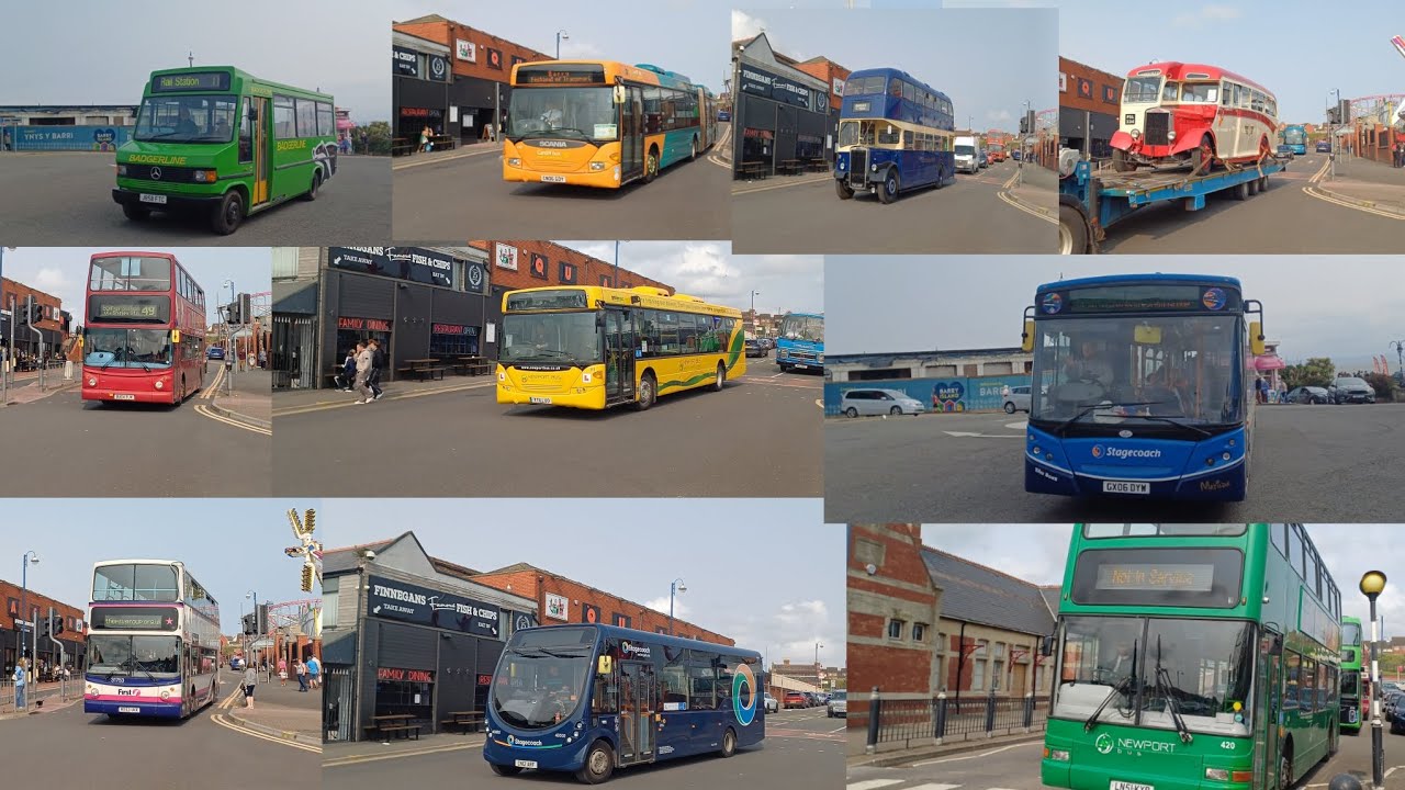 Buses leaving barry festival of transport