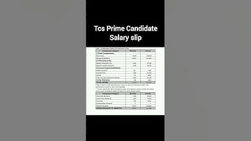💰 TCS Prime Candidate Salary Slip Revealed!   TCS CTC Breakdown 2025#tcs #tcsnqt #result #viral