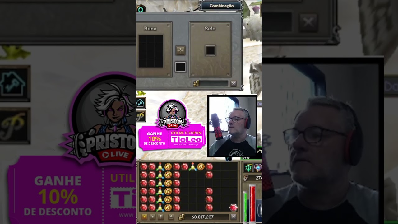 Craftando umas Runas Red, será se deu bom? 