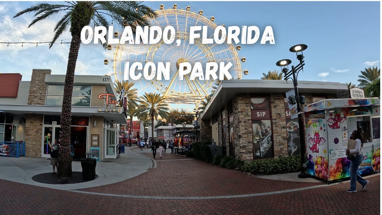 ☀️ Orlando, Florida | Walking Tour | Icon Park