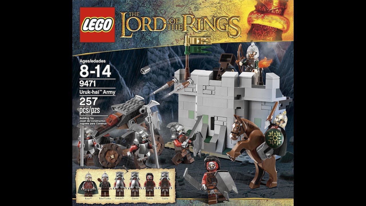 LEGO Lord Of The Rings 9471 Uruk-hai Army HD Set Review | www.TekSushi.com