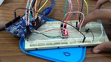 SEVEN SEGMENT COUNTER UP AND COUNTER DOWN WITH ARDUINO AND 2 PUSHBUTTON
