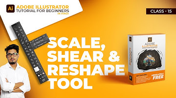 How to use the Scale, Shear and Reshape Tools in Adobe Illustrator