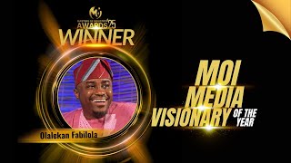 Media Visionary of the Year 2025 – Olalekan Fabilola | MOI Awards 2025 Highlights