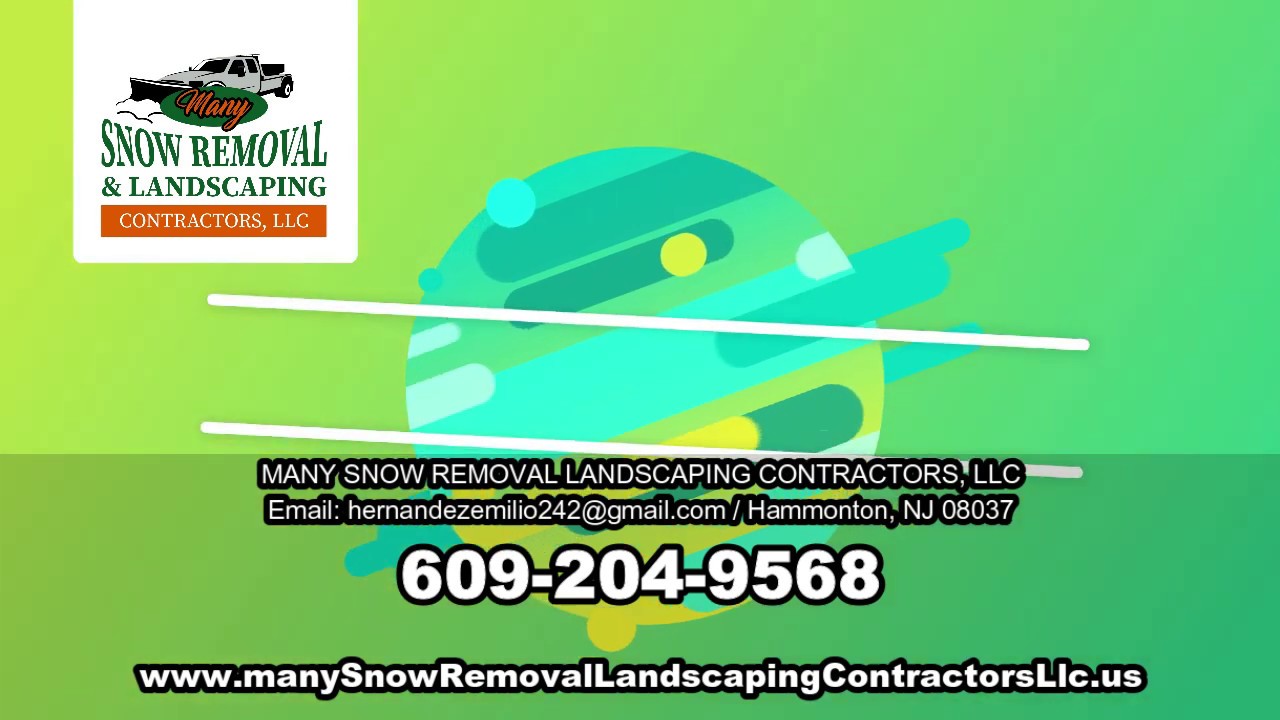 Many Snow Removal Landscaping Contractors, LLC YouTube