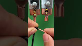 Title: Small vs Large Spot Welding Tips | Perfect Battery Tab Welding Tutorial ⚡ #weld