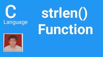 strlen() function in C Programming language