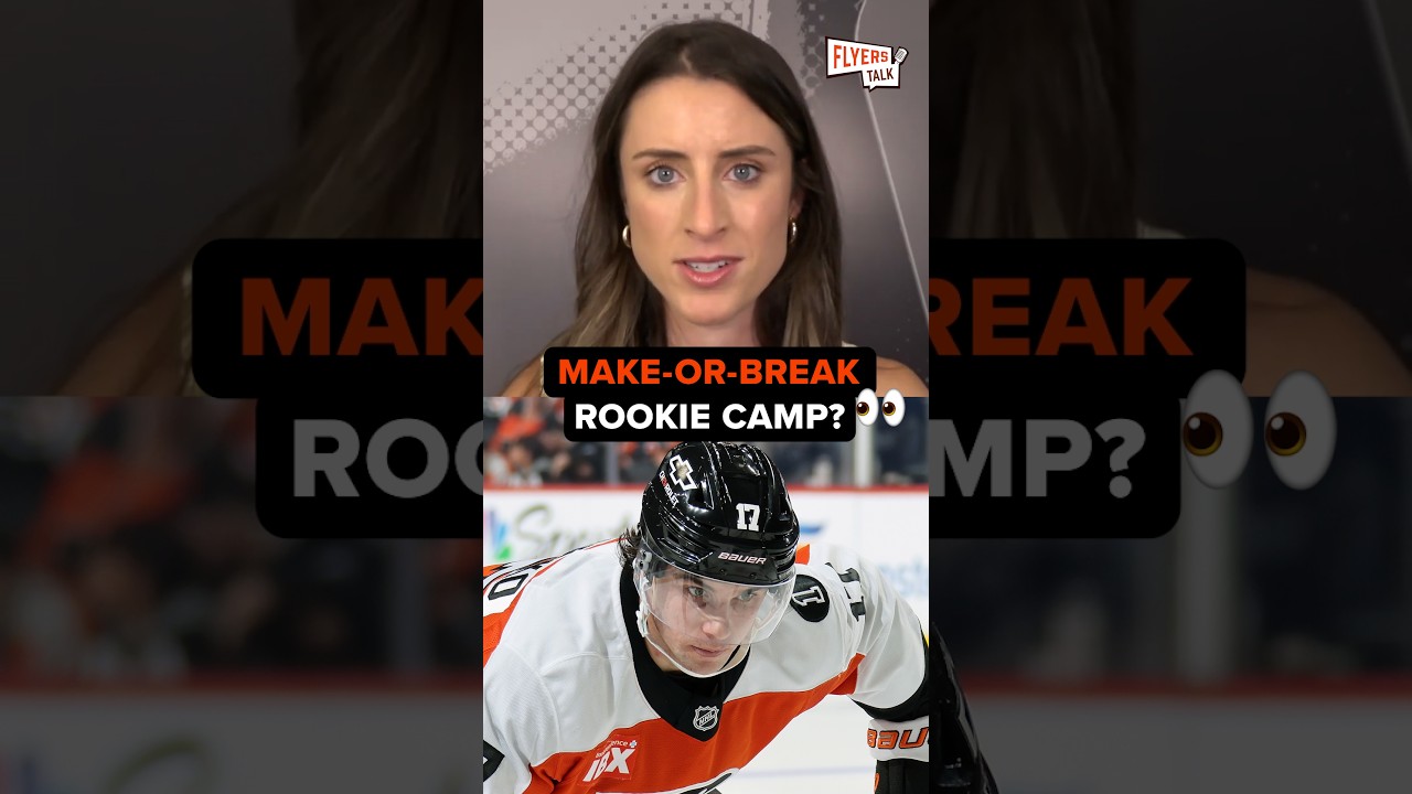 Is this a make-or-break Flyers Rookie Camp for Jett Luchanko? #nhl