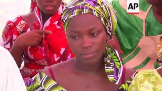 Chibok girls reunited with families