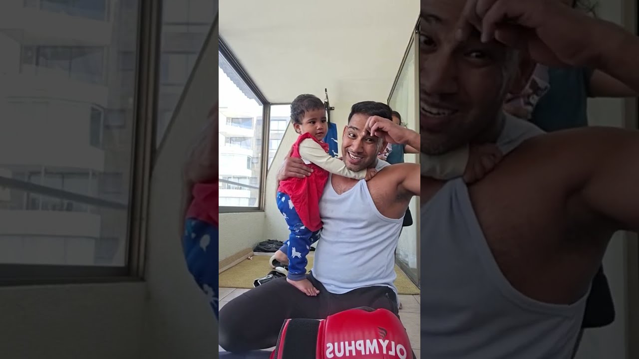 day 26 Father daughter fitness 5 min boxing workout is live!